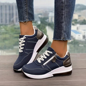 Women's Athletic Sneakers with Supportive Design and Breathable Mesh