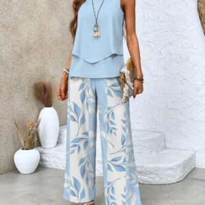 Women's Two-Piece Set with Coordinated Design and Versatile Style