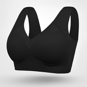 Women's Seamless Bra with Stretch Fabric and Adjustable Straps