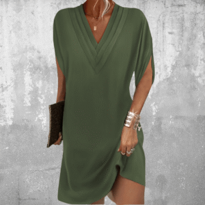Women's Tummy Covering Dress with Flattering Fit and Versatile Style