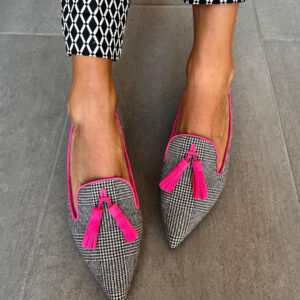 Women's Fringe Loafers with Stylish Design and Versatile Fit