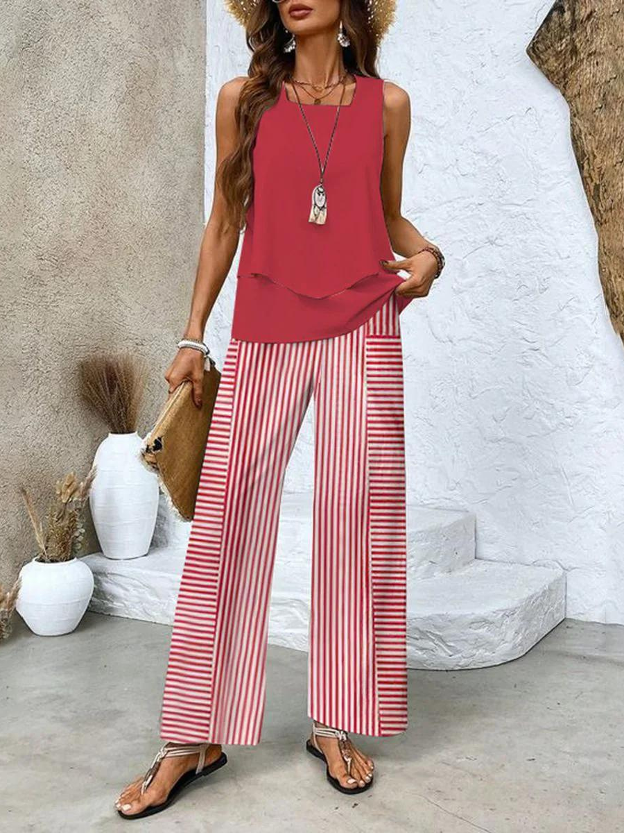 Women's Two-Piece Set with Coordinated Design and Versatile Style - Image 4