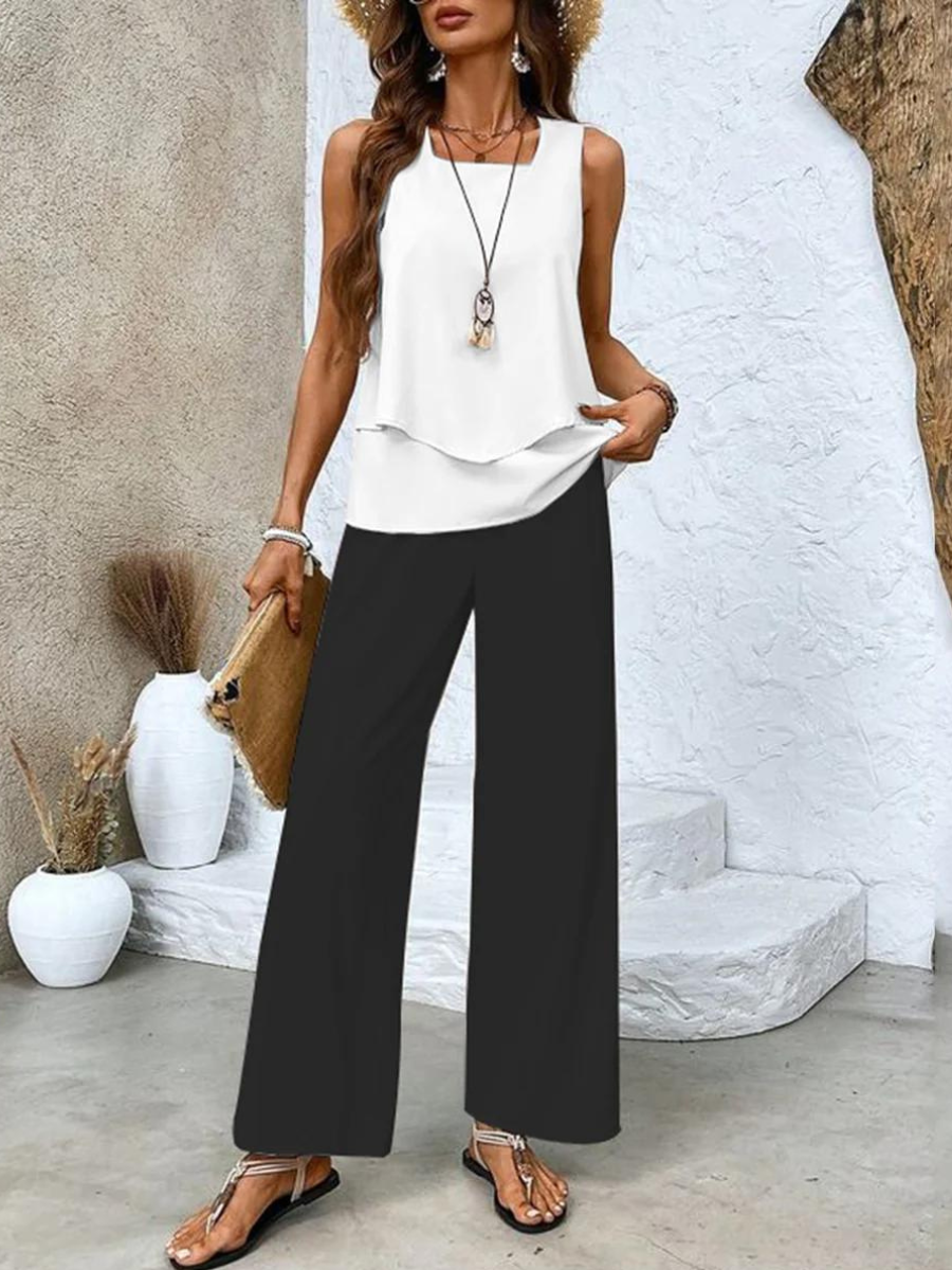 Women's Two-Piece Set with Coordinated Design and Versatile Style - Image 2
