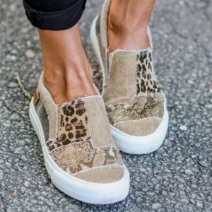 Women's Slip-On Shoes with Supportive Insole and Easy Fit