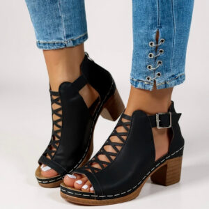 Women's Sandals with Cushioned Footbed and Adjustable Straps