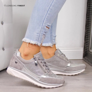 Women's Arch Support Shoes with Cushioned Insole and Lightweight Design