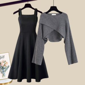 Women's 2-in-1 Dress Set with Versatile Style and Easy Care