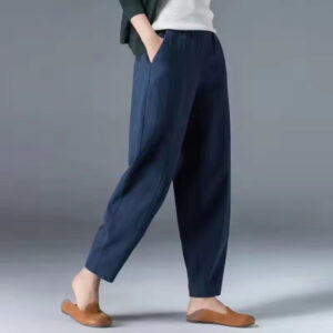 Women's Summer Trousers with Lightweight Fabric and Breathable Design