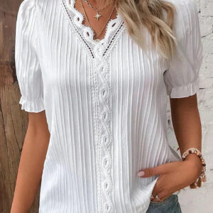 Women's Blouse with Unique Design and Intricate Details