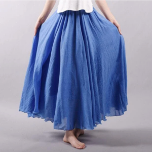 Women's Summer Skirt with Flowing Design and Lightweight Fabric