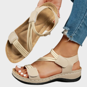 Women's Casual Sandals with Adjustable Straps and Cushioned Sole