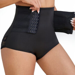 Women's High-Rise Compression Shapewear with Tummy Control and Stretch Fit