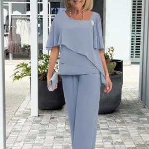 Women's Feminine Set with Top and Skirt