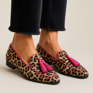 Women's Tassel Loafers with Classic Design and Slip-On Style