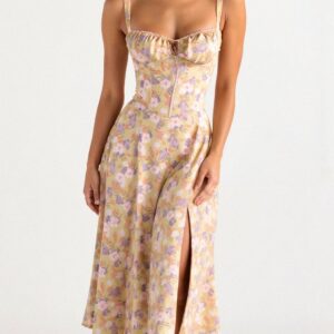 Elegant Waist Slimming Bustier Design Chiffon With Flattering A-Line Silhouette Wedding Dress
