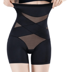Women's High-Waist Compression Shaper with Firm Control and Stretch Fit